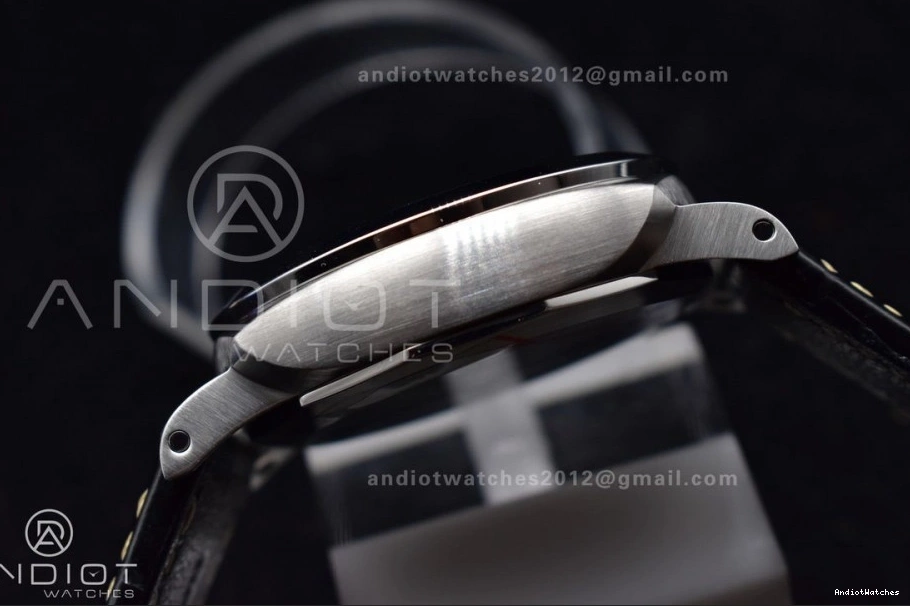 P.9010 PAM1312 Black TimelessDesign Clone Edition Dial SBF Leather Best Strap on 1:1 Black 440 0517